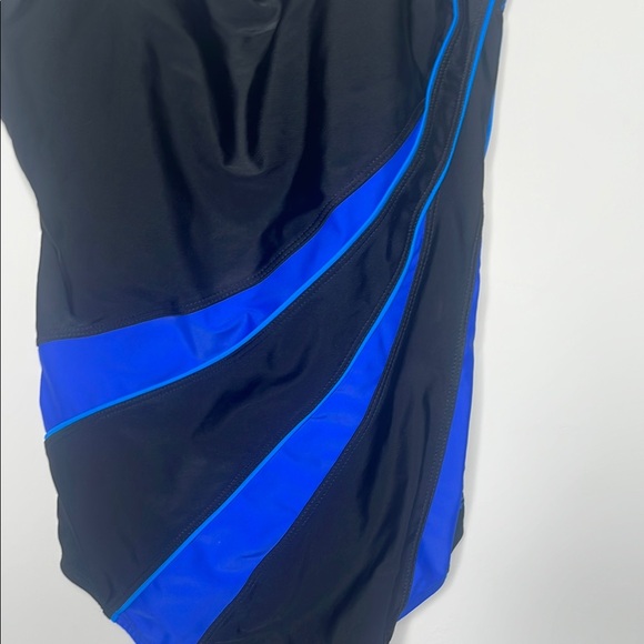 Roots Women's Black and Blue One Piece Swimsuit - Picture 4 of 7